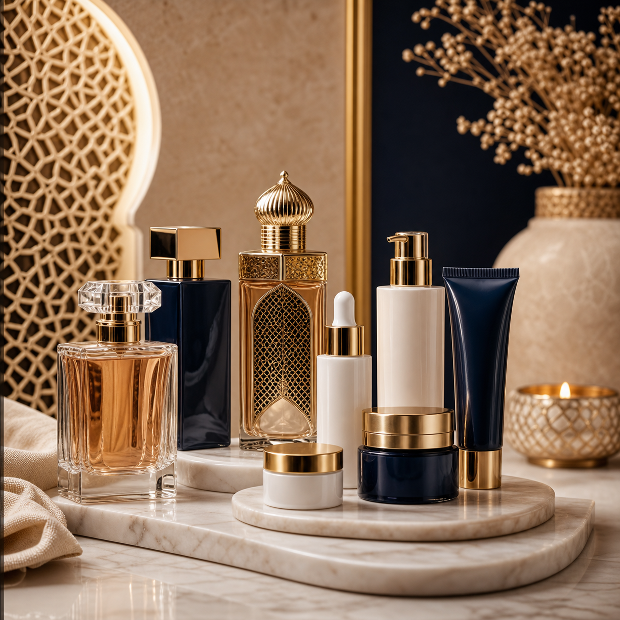 عطور و عناية بالبشرة